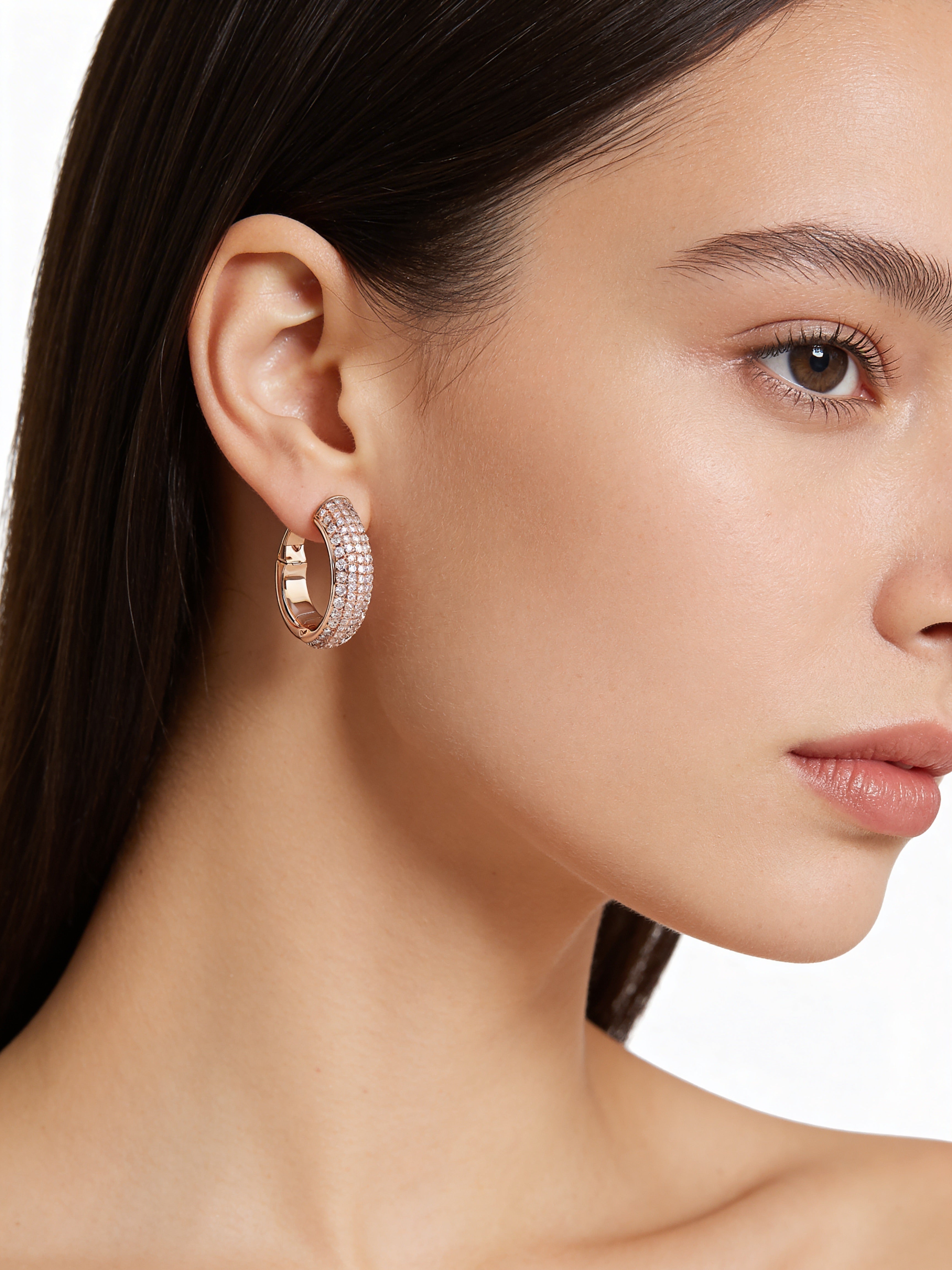 Mini Pavé Hoops