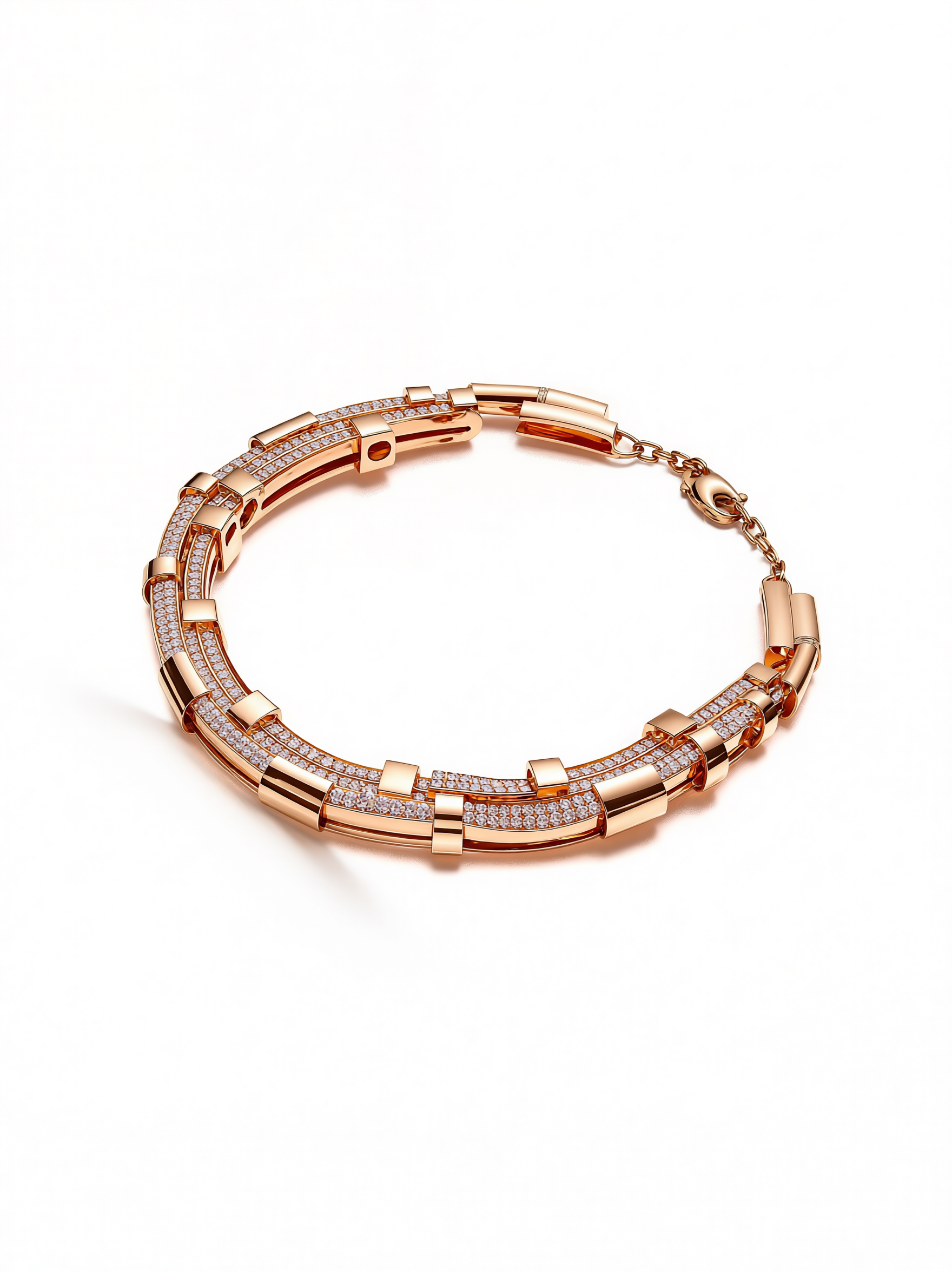 Collier Tressé Rosée