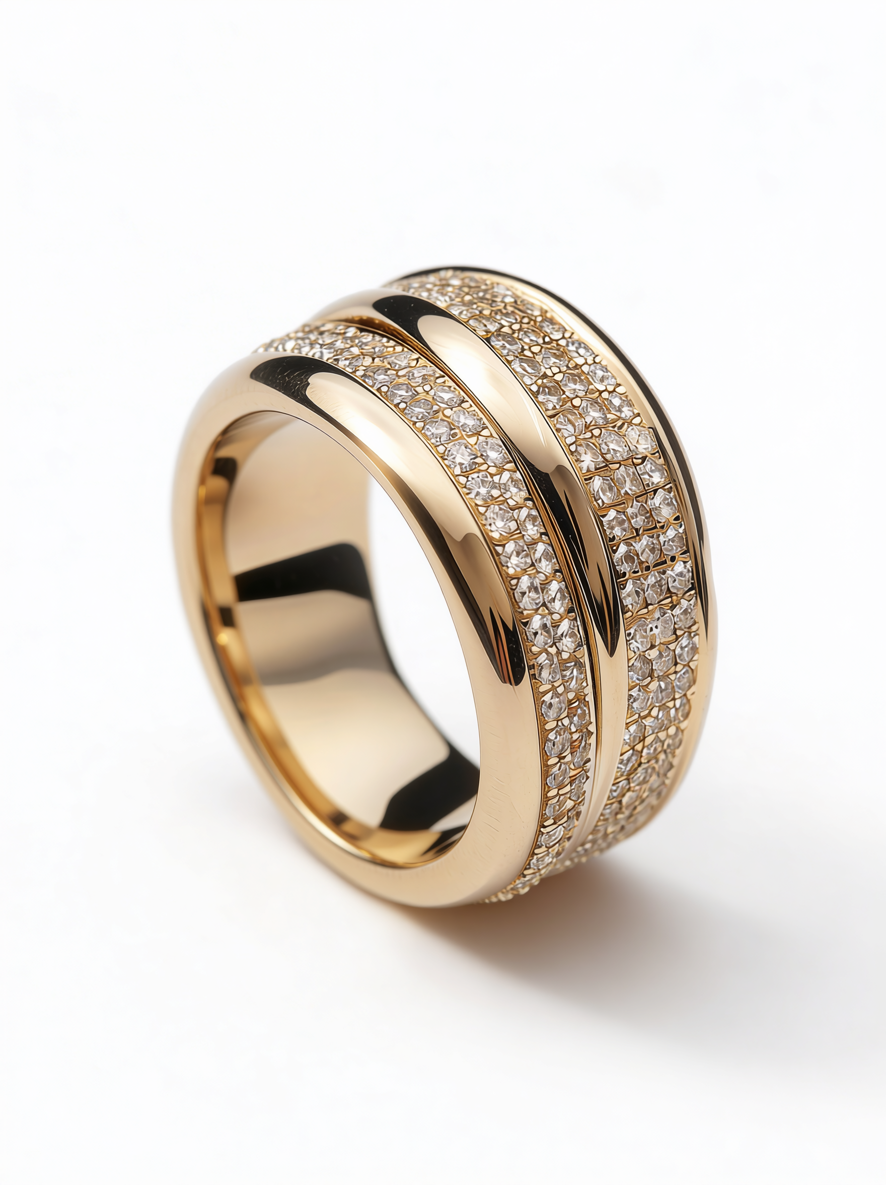 Ruban Pavé Ring