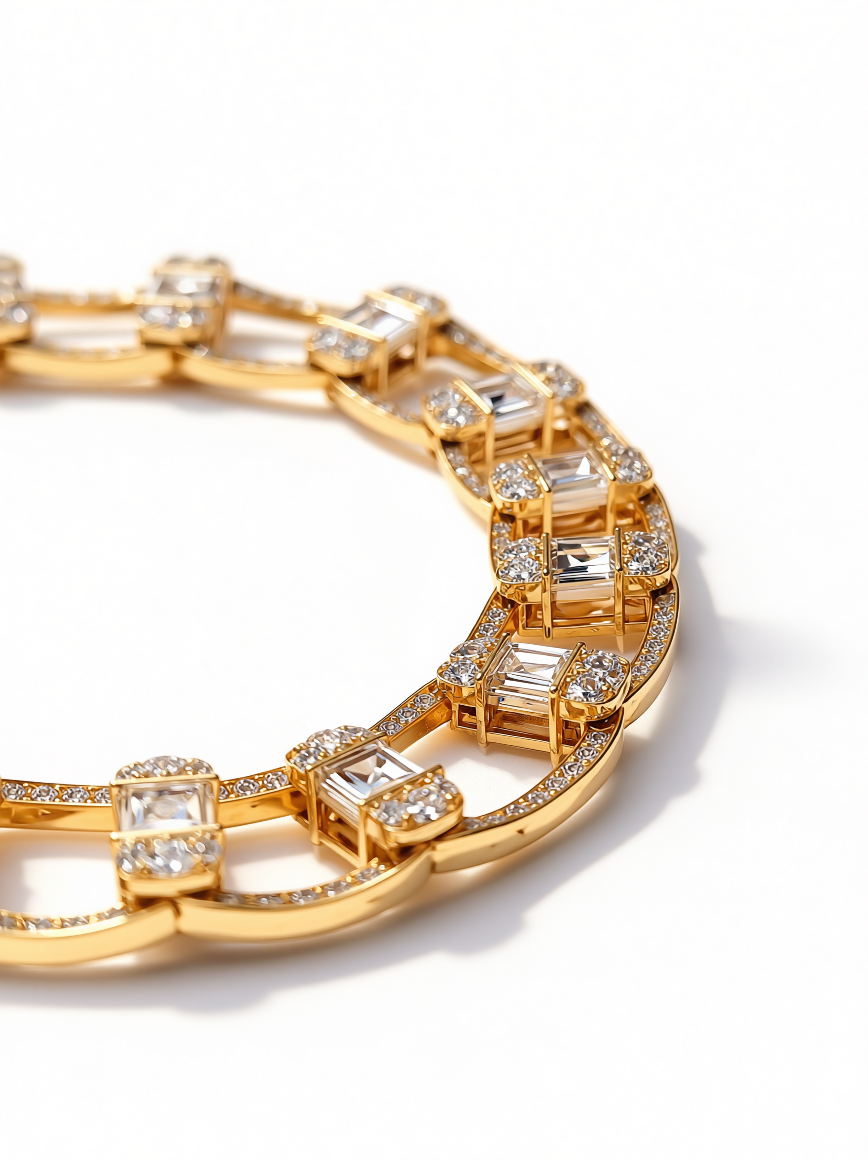 Collier Rivière Carrée