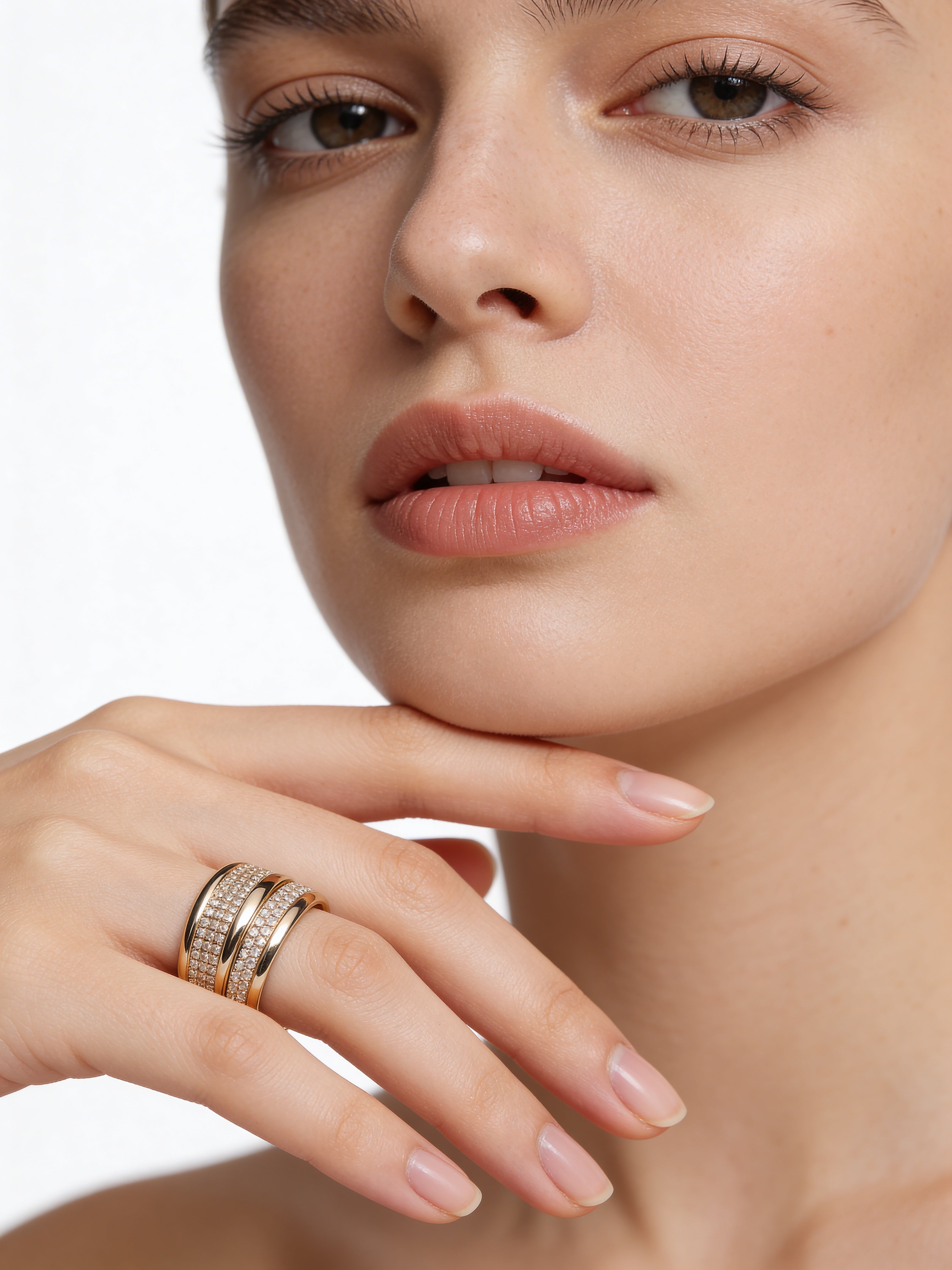 Ruban Pavé Ring