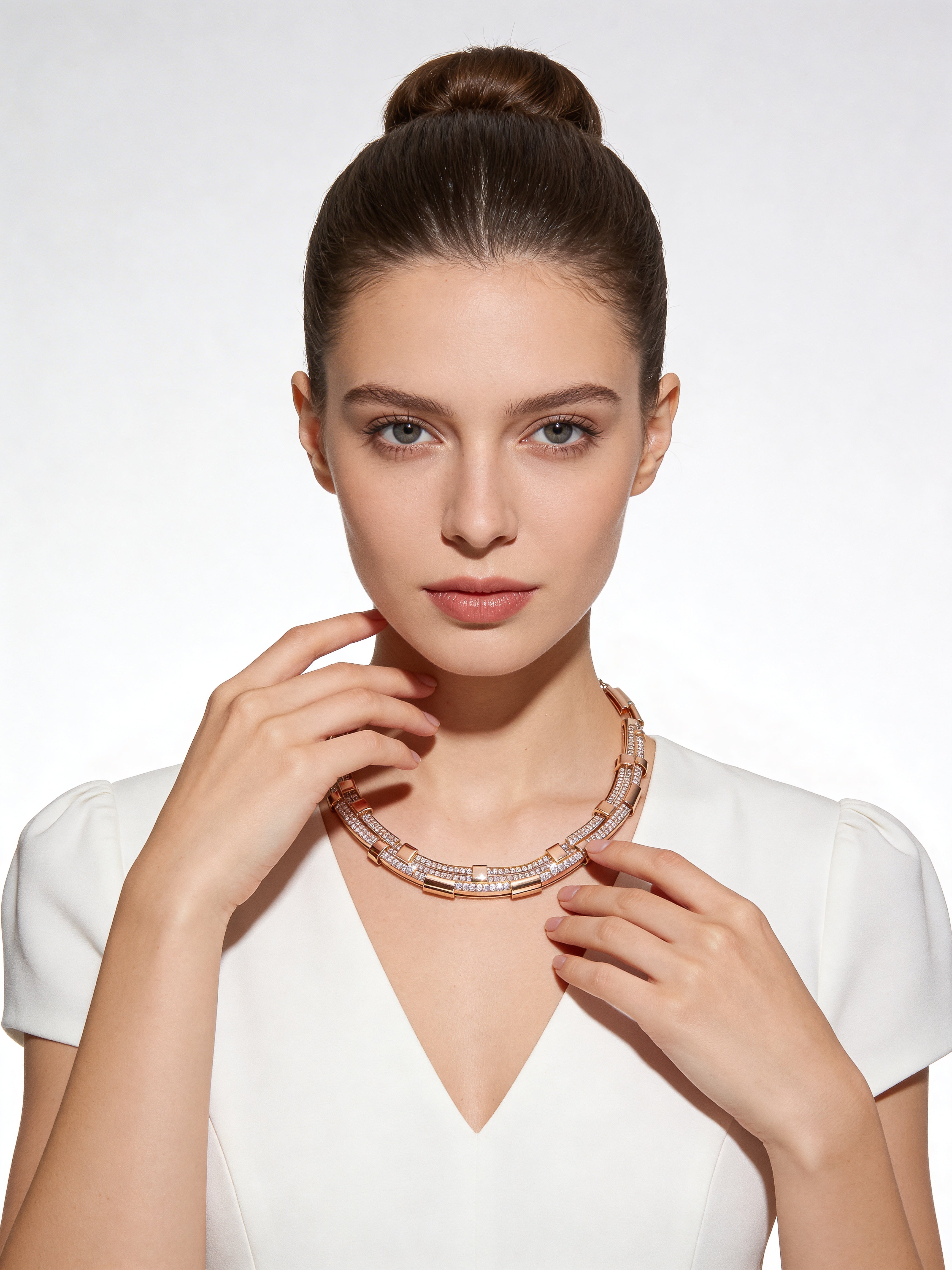 Collier Tressé Rosée