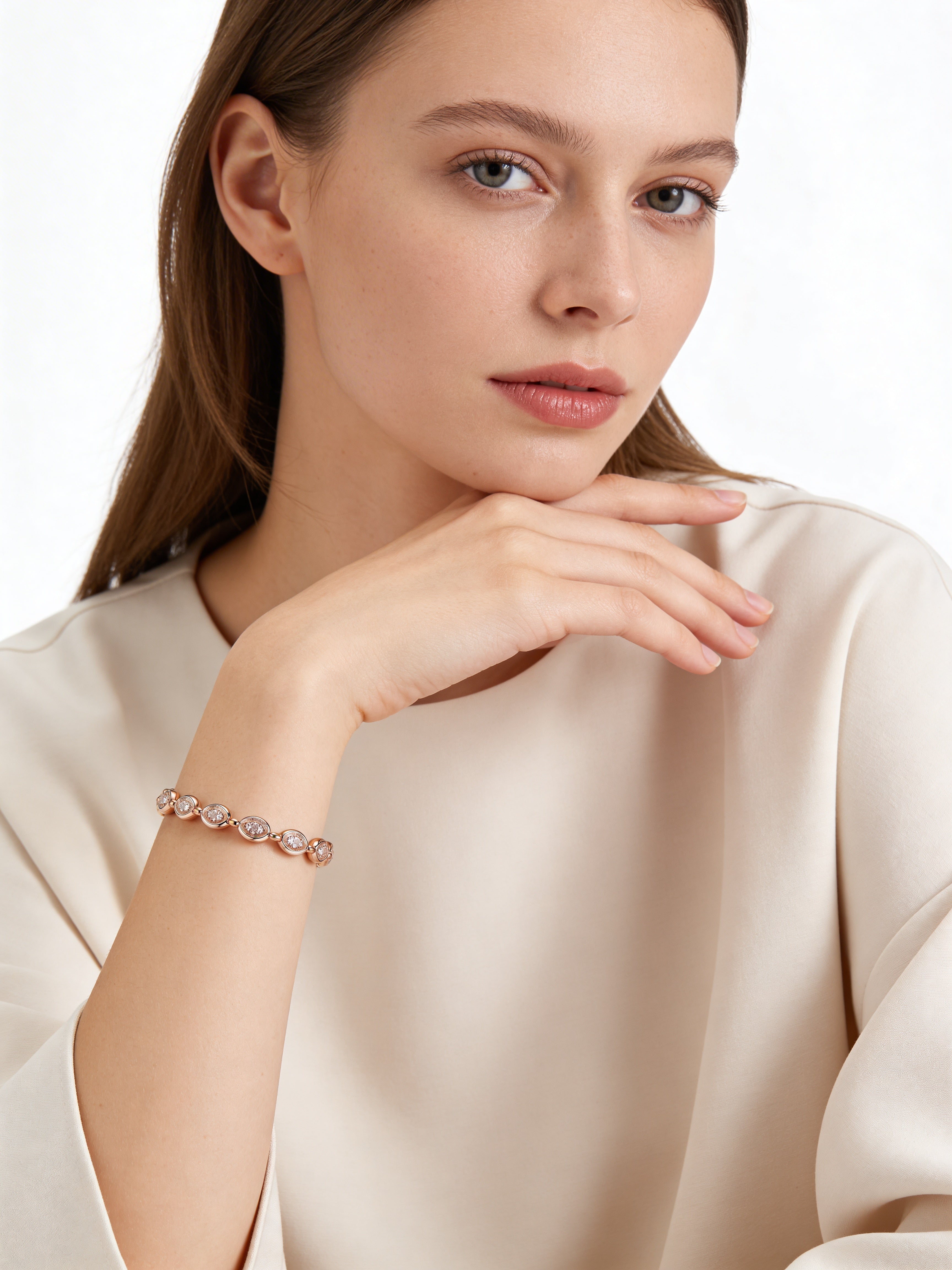 Mini Chaîne Diamant Bracelet