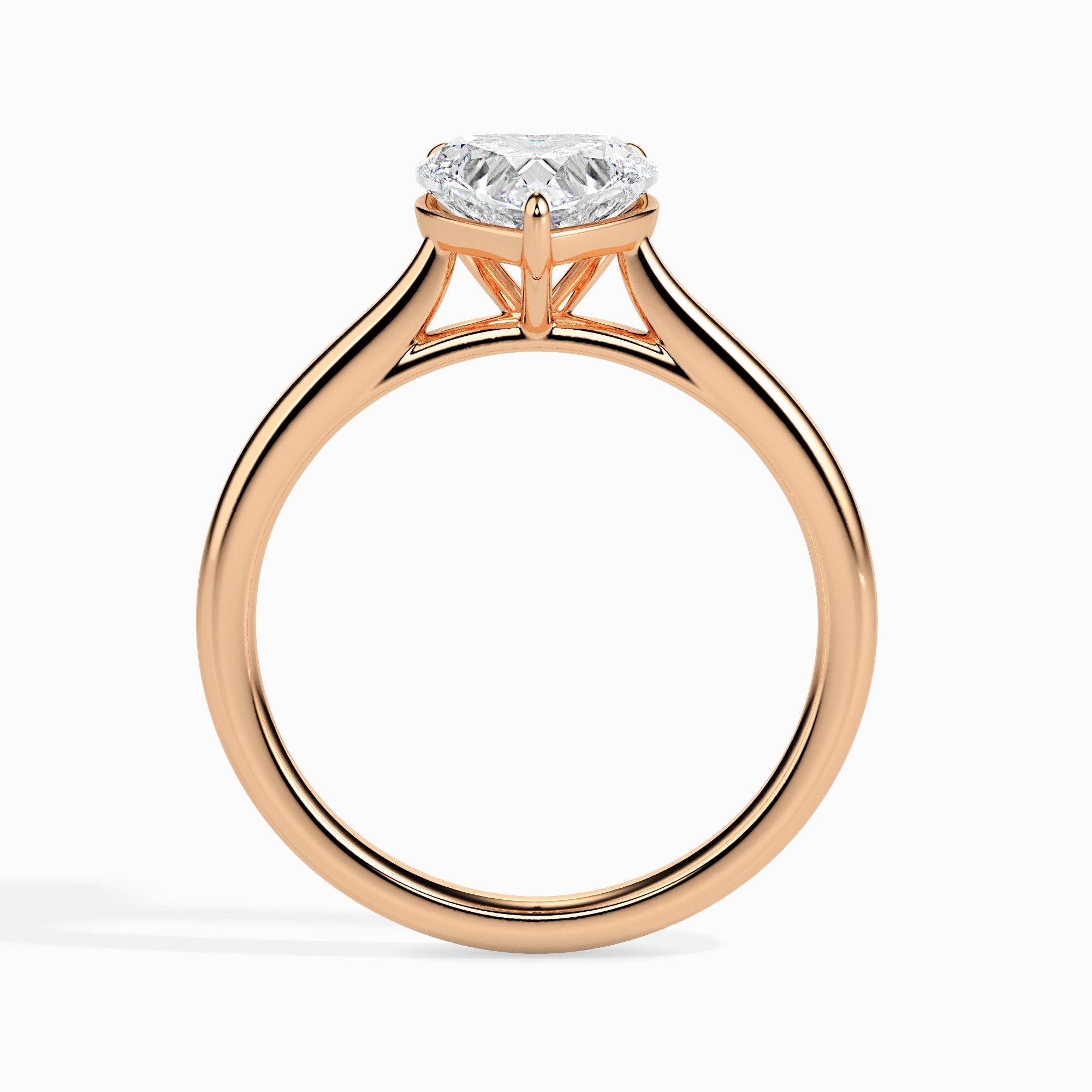 Bague Cœur Solitaire Olfea