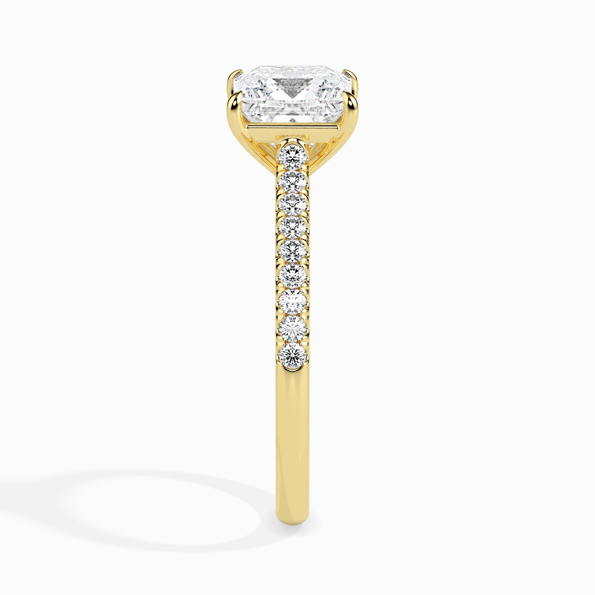 Lucrezia Solitaire Pavé Princesse