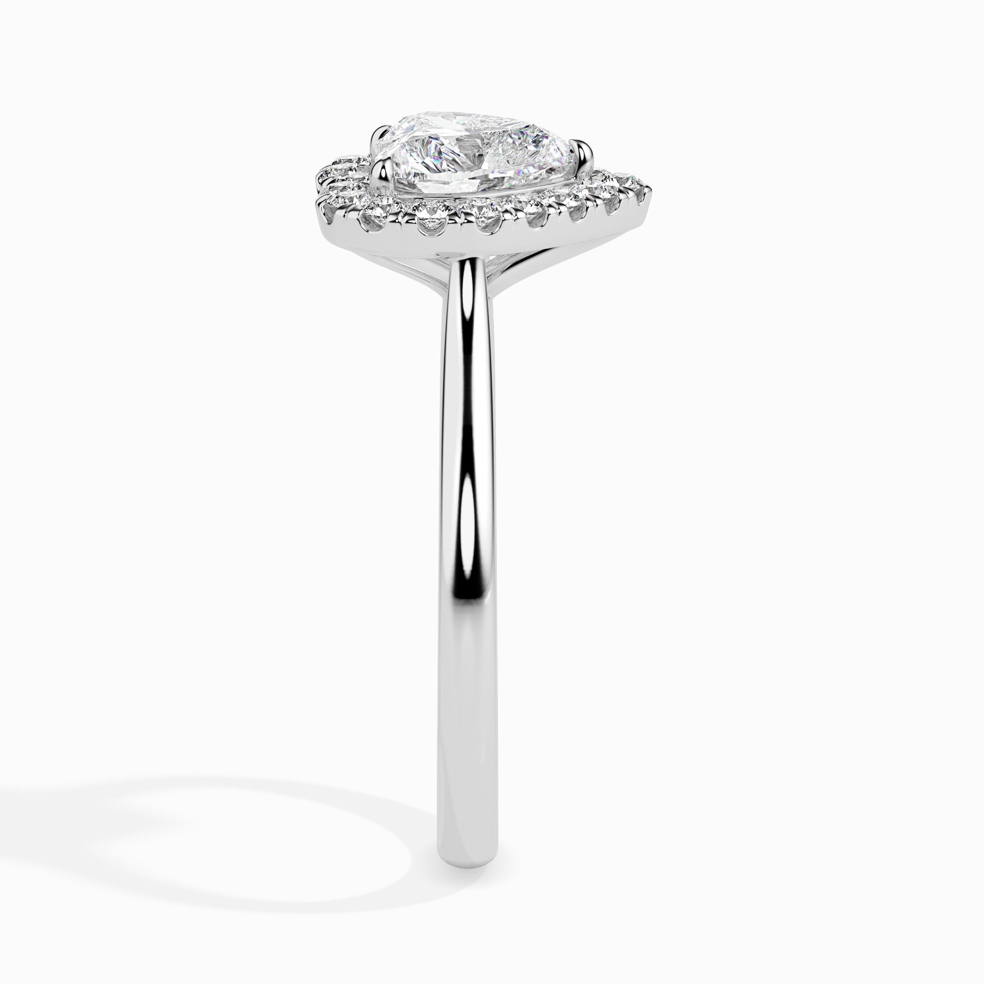 Paloma Solitaire Halo Heart Setting