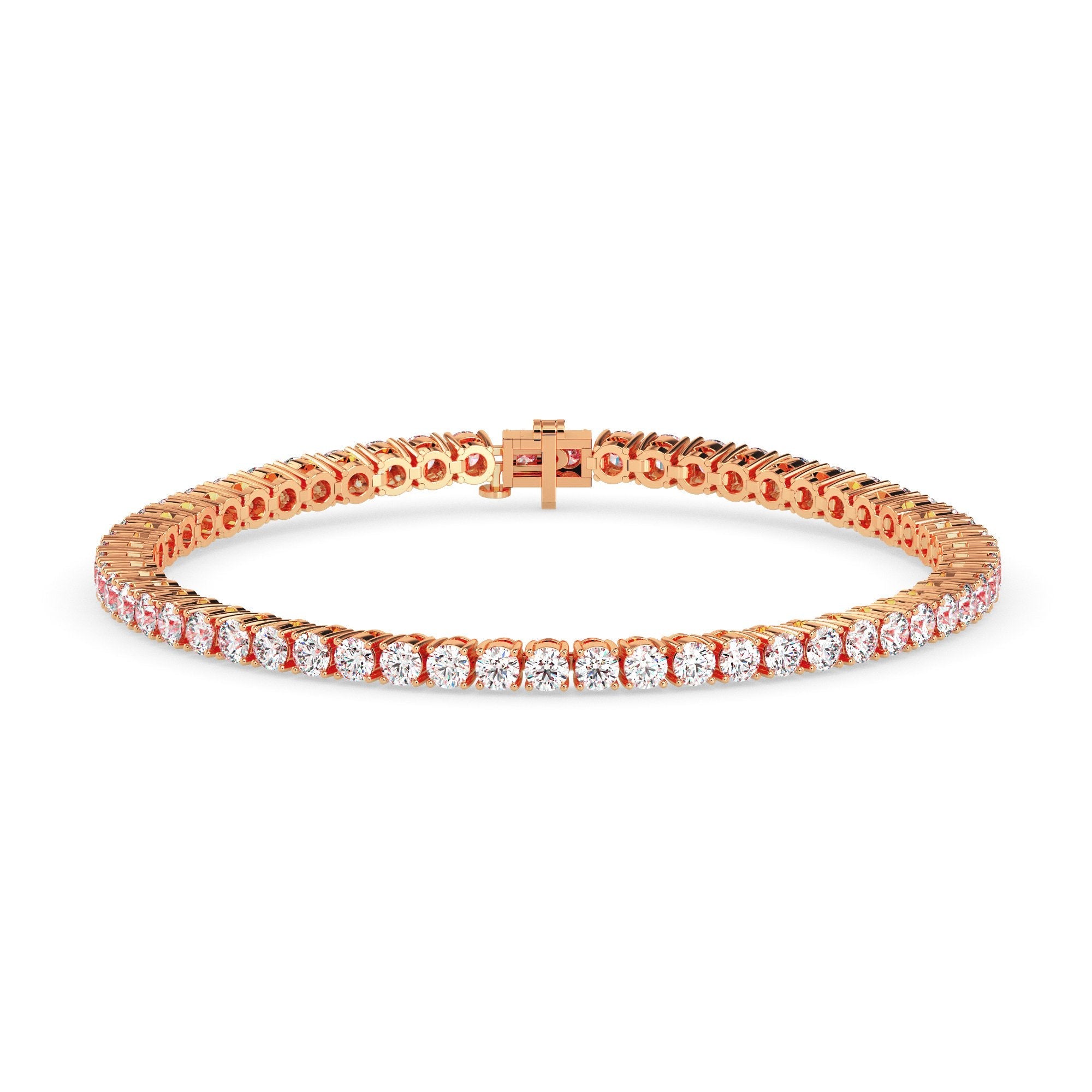 3 ctw Round Tennis Bracelet