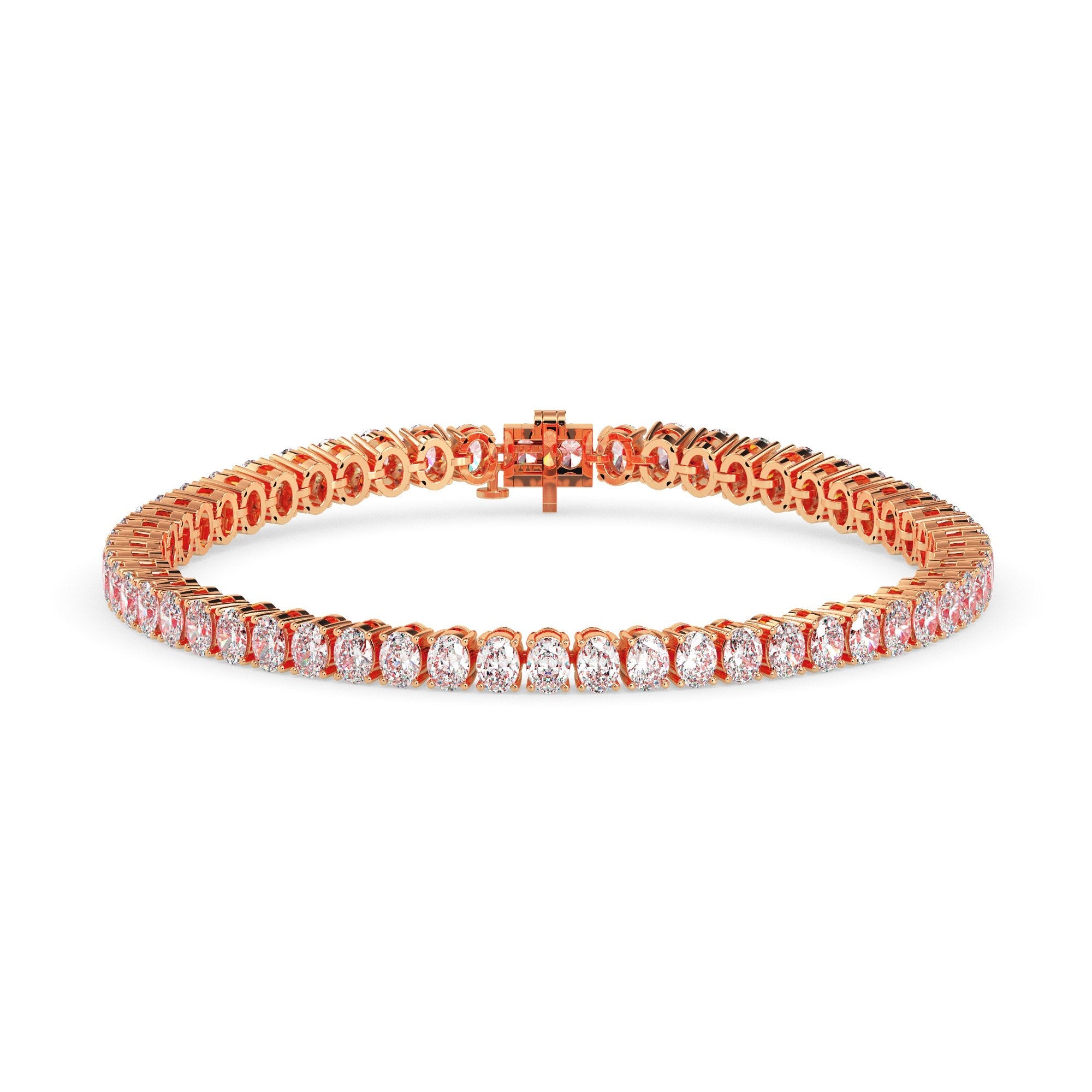 3 ctw Oval Tennis Bracelet