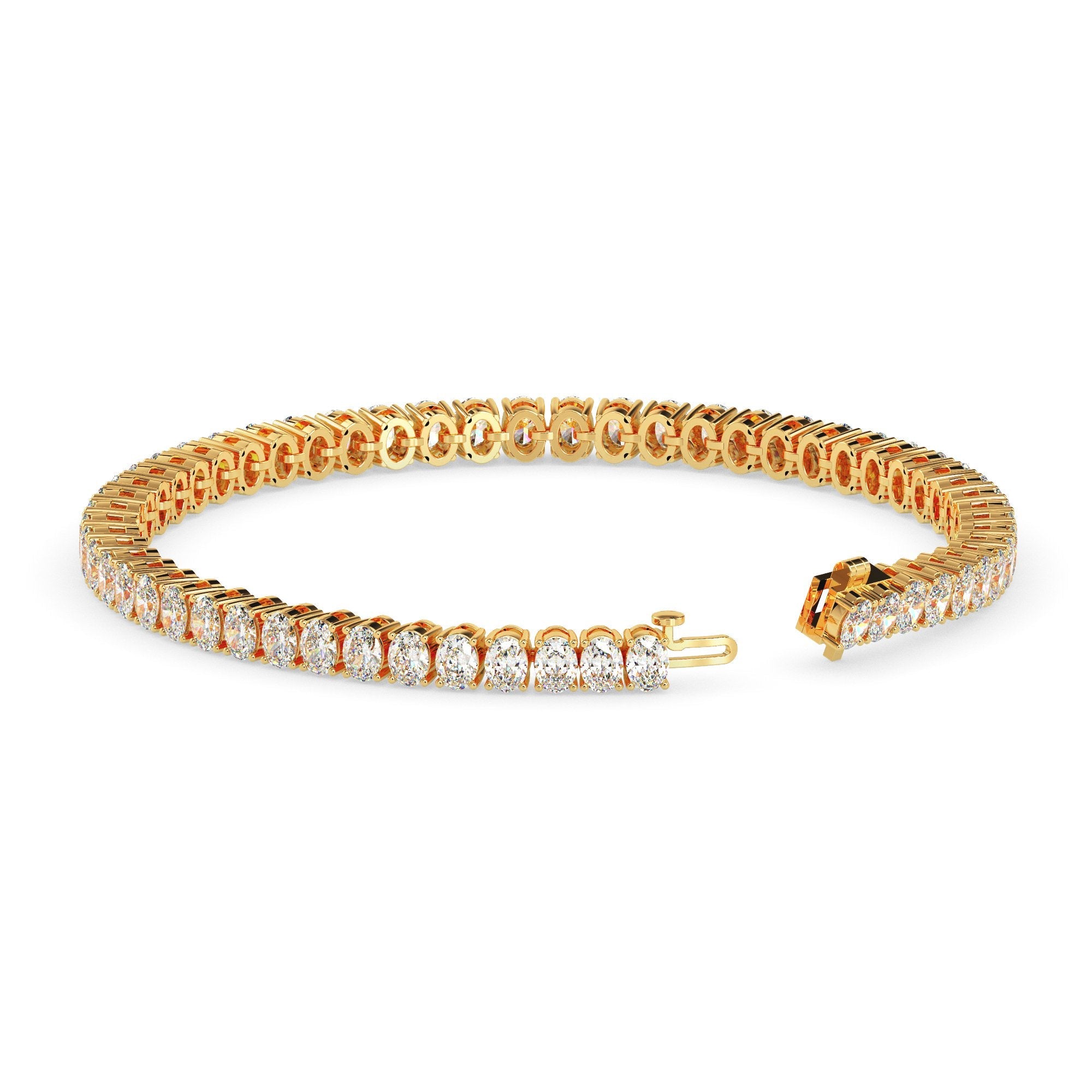 3 ctw Oval Tennis Bracelet