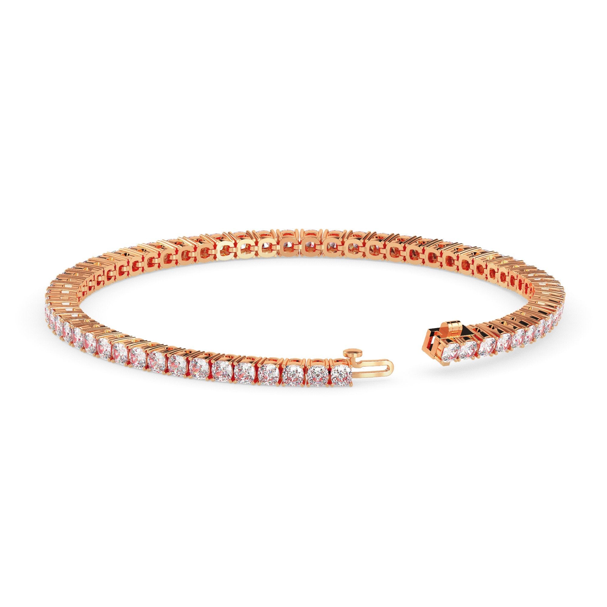 Cushion Tennis Bracelet