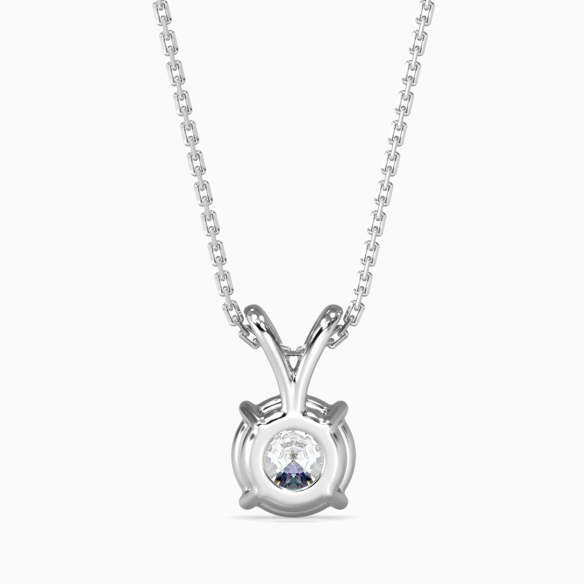 1 ctw Solitaire Round Pendant