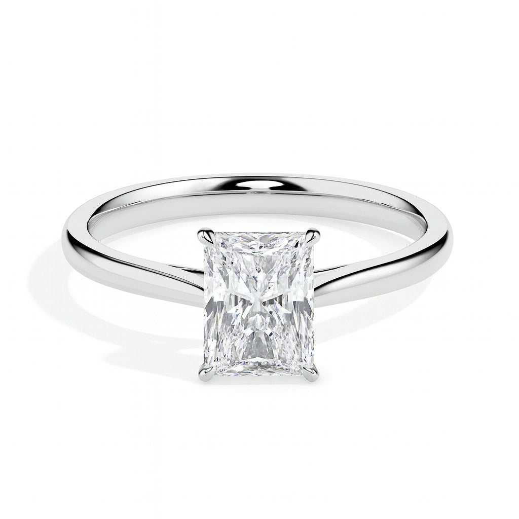 1 ctw Solitaire Radiant Ring