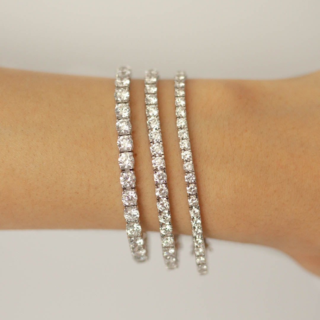 Bracelet de tennis rond