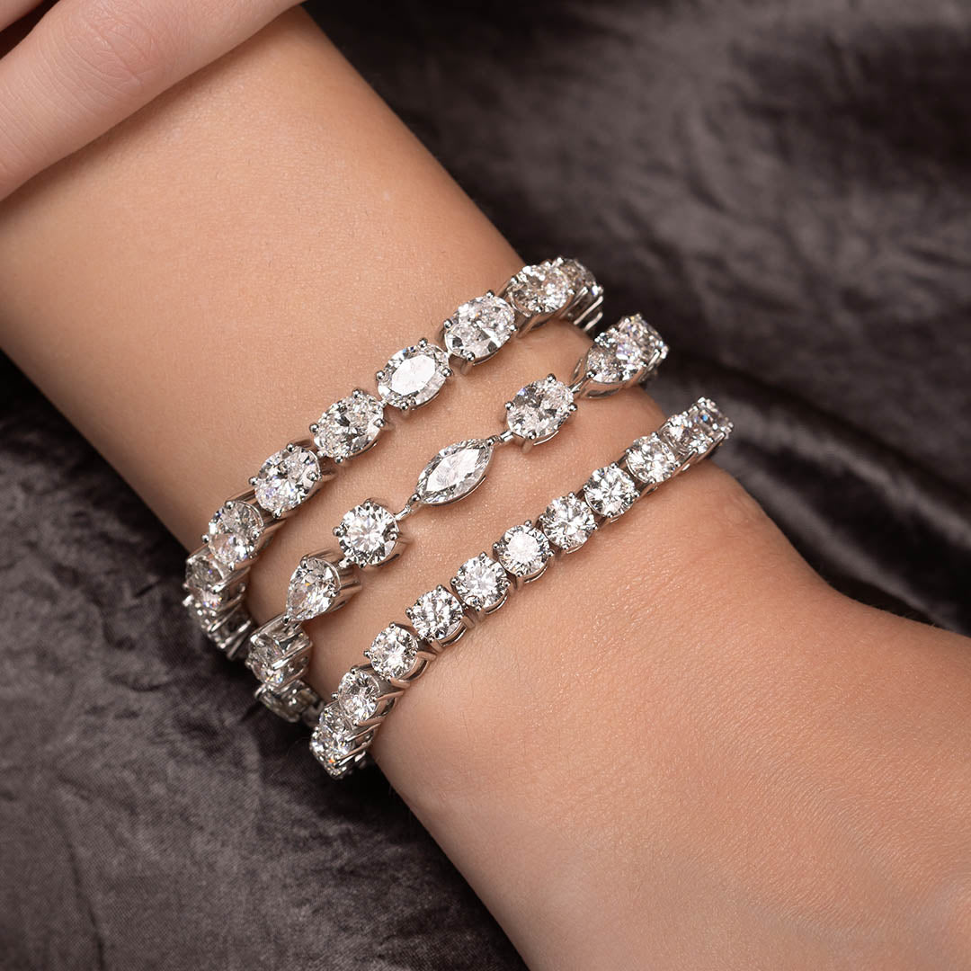 3 ctw Round Tennis Bracelet