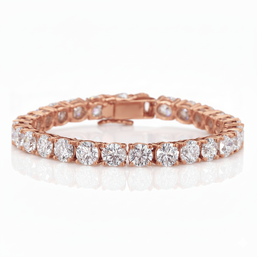 3 ctw Round Tennis Bracelet