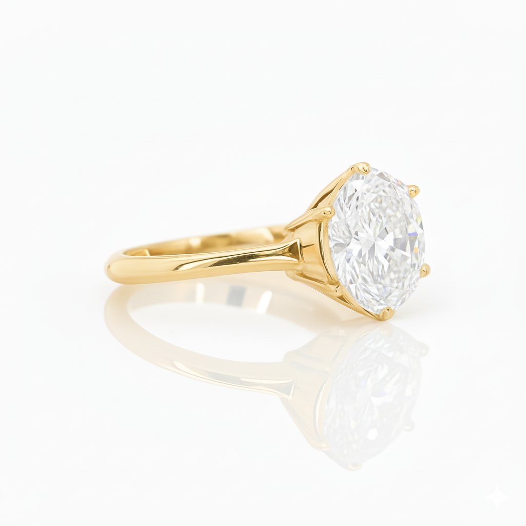 Bague Solitaire Six Griffes