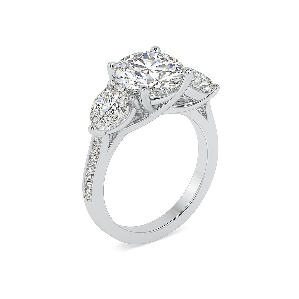 Tonje Twinkle Trinity Circlet Ring